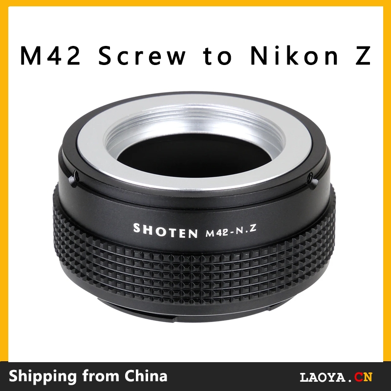 SHOTEN M42 to NZ Lens Adapter M42 Screw Lens to Nikon Z Zf Zfc Z30 Z5 Z50 Z6 Z7 Z6II Z7II Z8 Z9 Came