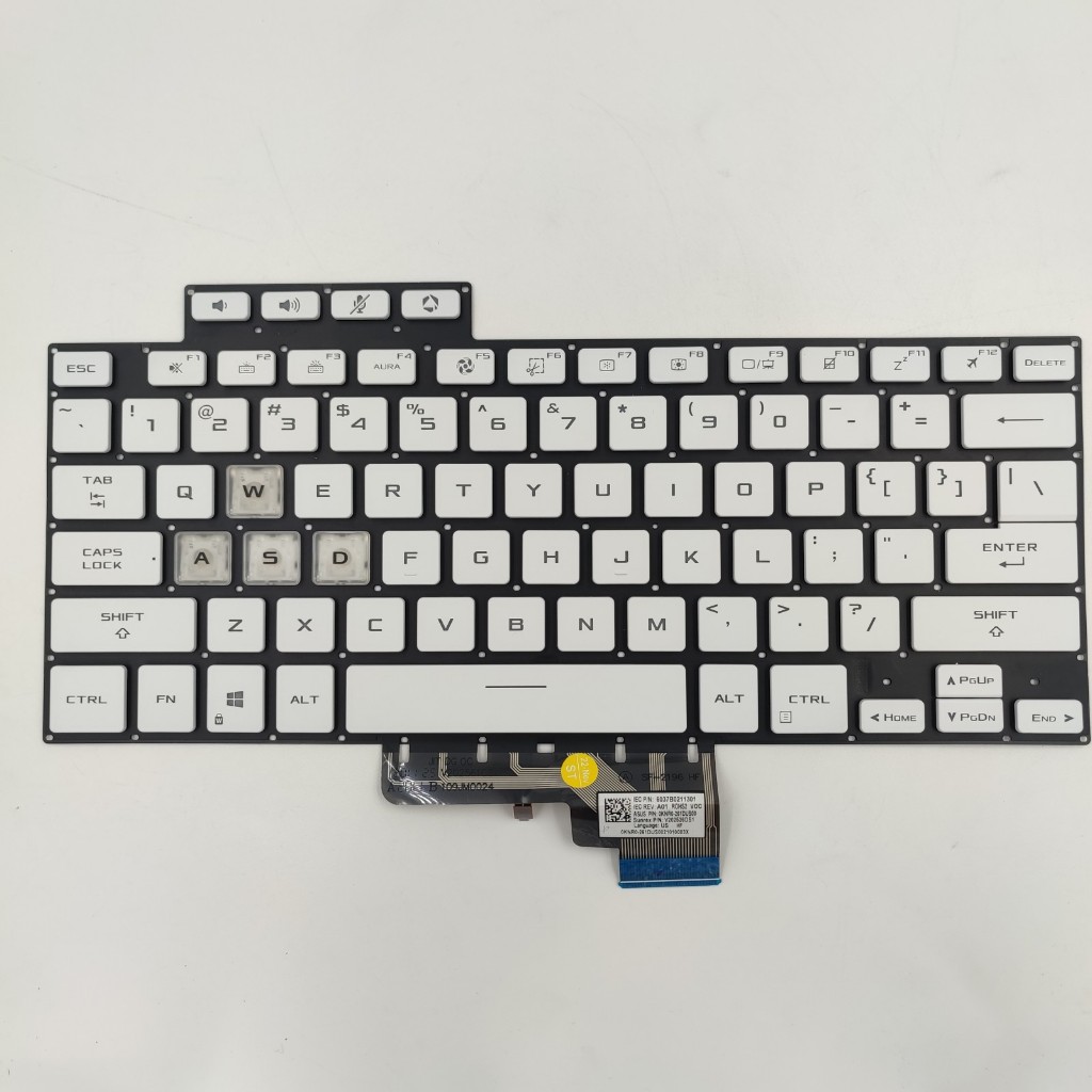 US Layout แป้นพิมพ์แล็ปท็อปสําหรับ Asus TUF Air FX516 FX516P FX516PC FX516PE FX516PR FA516 ไม่มีจุดพ