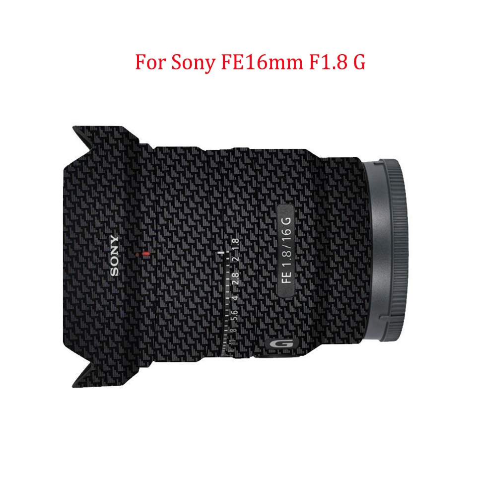 สําหรับ Sony FE16mm F1.8 G เลนส์รูปลอกผิว FE16 F1.8G เลนส์ฝาครอบ 16 1.8 สติกเกอร์ SEL16F18G ป้องกันผ