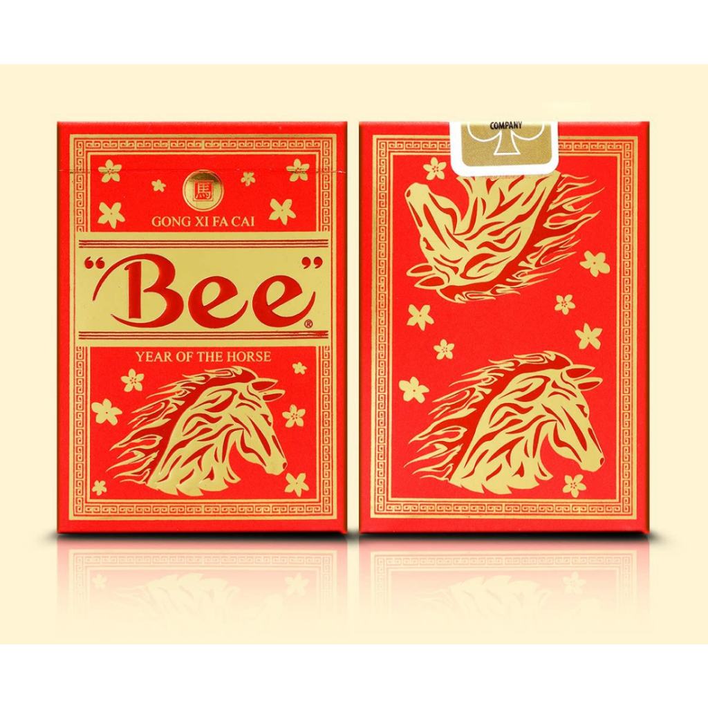 【Bee】สะสมไพ่ Year of the horse cards by Bee cardistry magic cards prop
