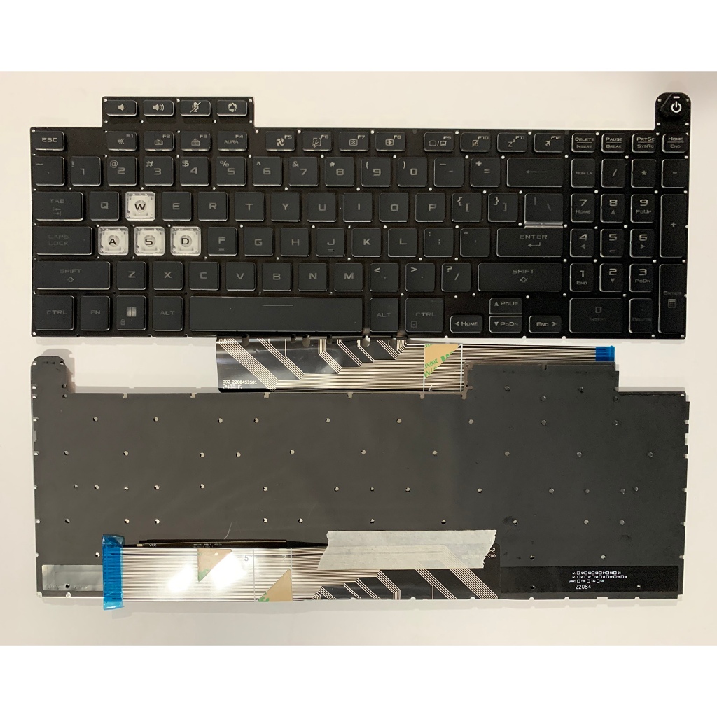US Layout แป้นพิมพ์แล็ปท็อปสําหรับ Asus TUF Gaming A15 F15 FA507 FA507R FX507R FX507Z FX517 ไม่มีจุด