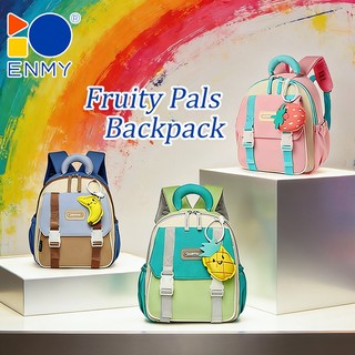 ENMY Fruity Pals Backpack Lightweight Preschool School Bag with Fruit Charm Travel Bag for Girls Boy