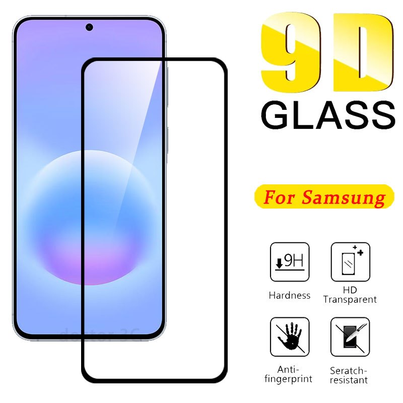 ฟิล์มกระจก 9D แบบเต็มจอใส สำหรับ Samsung ss Galaxy A57 A37 A17 A07 A56 A36 A26 A16 A06 A55 A54 A35 A