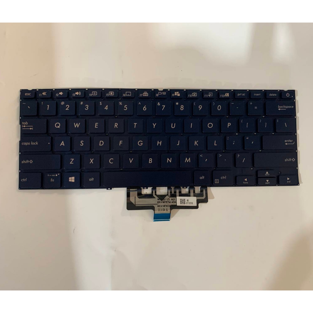 US Layout แป้นพิมพ์แล็ปท็อปสําหรับ Asus ZenBook 14 UX434 UX434F UX434FA UX434FL ไม่มีจุดพร้อม backli