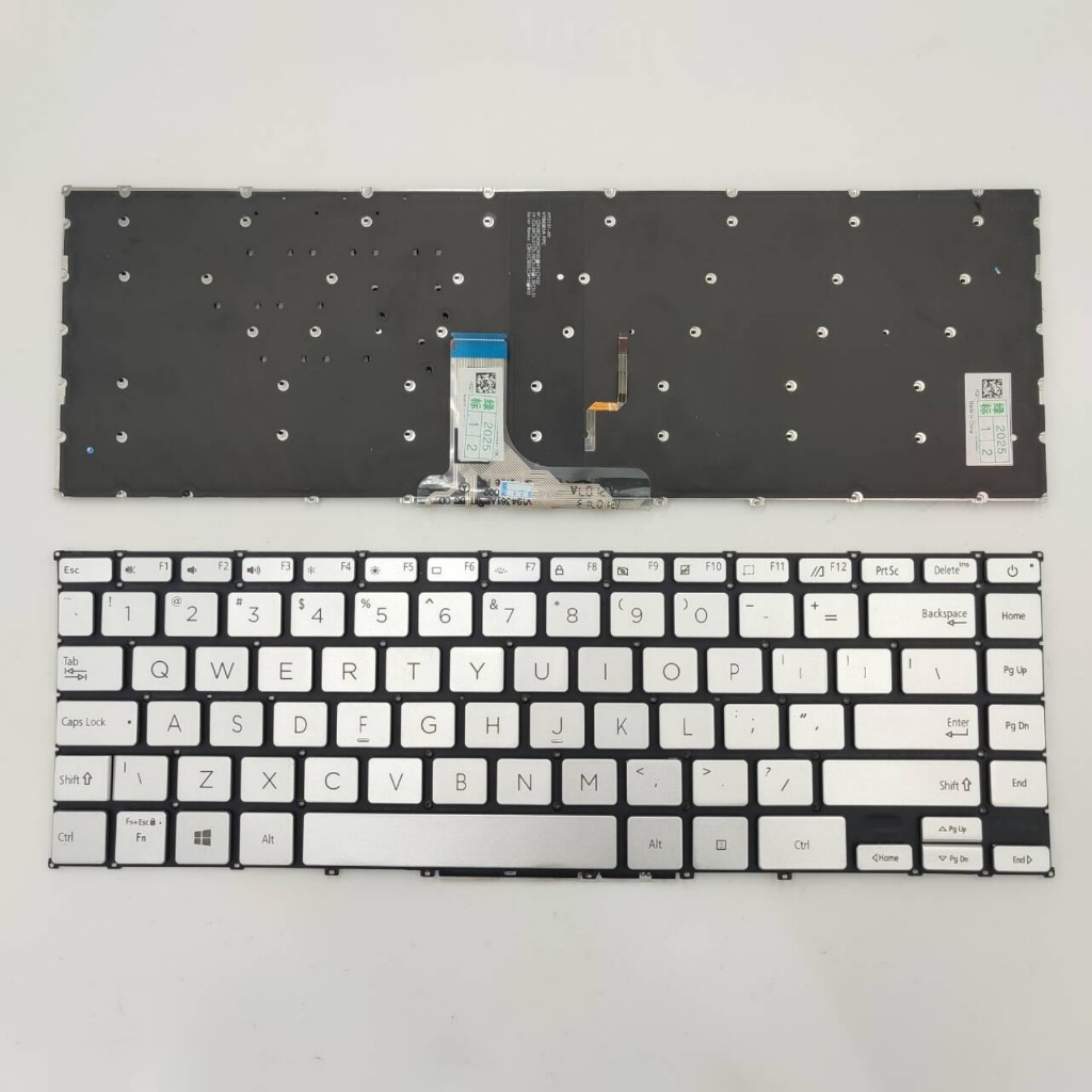 US เค้าโครงแป้นพิมพ์แล็ปท็อปสําหรับ ASUS ZenBook 13 UX325 UX325J UX325JA UX325EA UX325E UX325EA ไม่ม