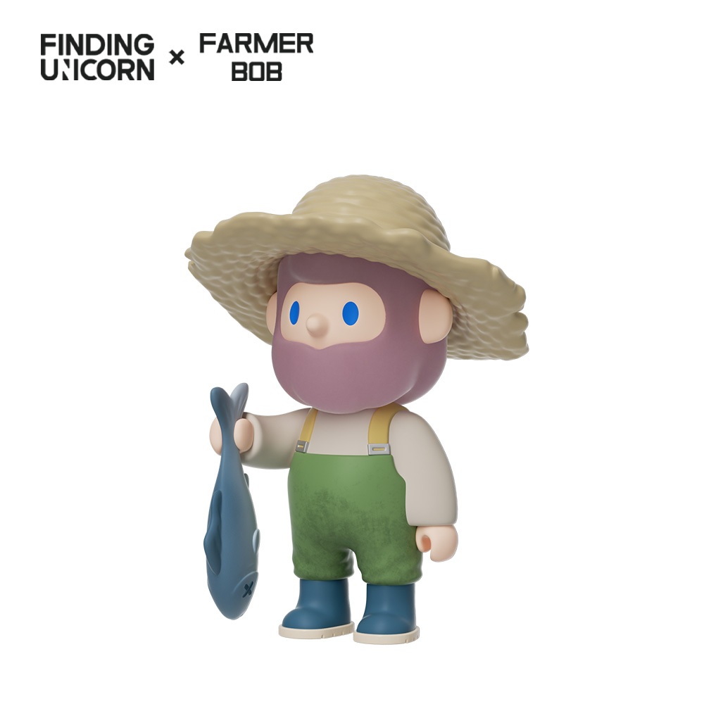 FINDING UNICORN FARMER BOB On The Farm Series Blind Box（Single Box 1pc）