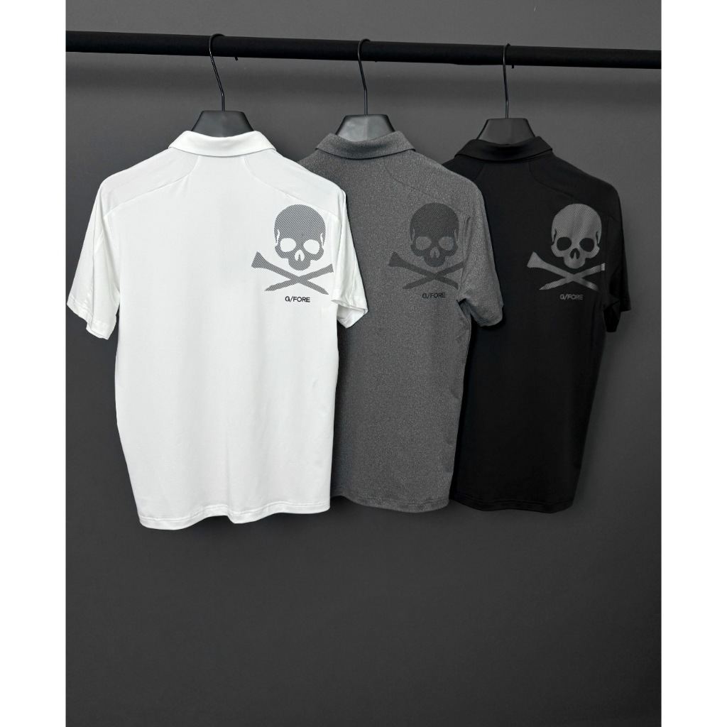 เสื้อกอล์ฟแขนสั้นหนังเนื้อนุ่มสำหรับผู้ชาย สไตล์ใหม่ในฤดูร้อน ระบายอากาศได้ดี