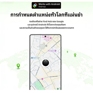 HT03 ตัวติดตาม GPS กันหาย Android ตัวติดตามของ ส่งเสียงได้ แบตเตอรี่นาน 8 เดือน พกพาง่าย