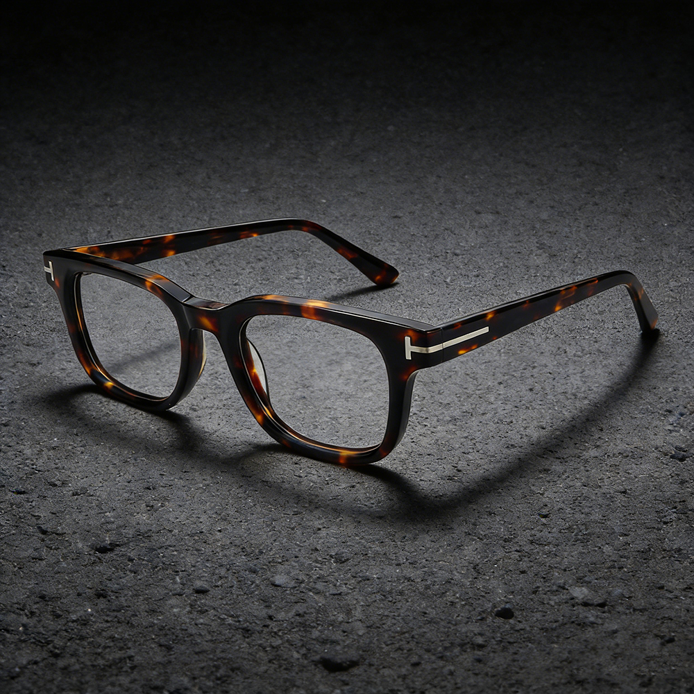 ยี่ห้อDesignerกรอบแว่นตาผู้ชายสูงQaulity Acetateกรอบแว่นตาผู้หญิงVINTAGE Squareกรอบแว่นตาYL99258