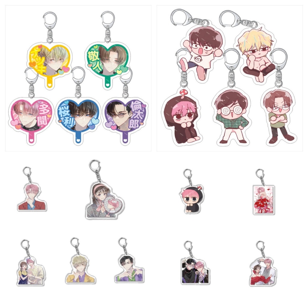อะนิเมะTamons B-Sideใดหน้าไม่มีTamonตอนนี้Tamon Fukuhara Keito Tachibanaอะคริลิคพวงกุญแจจี้Cosplay Keyringอุปกรณ์เสริมตกแต่ง