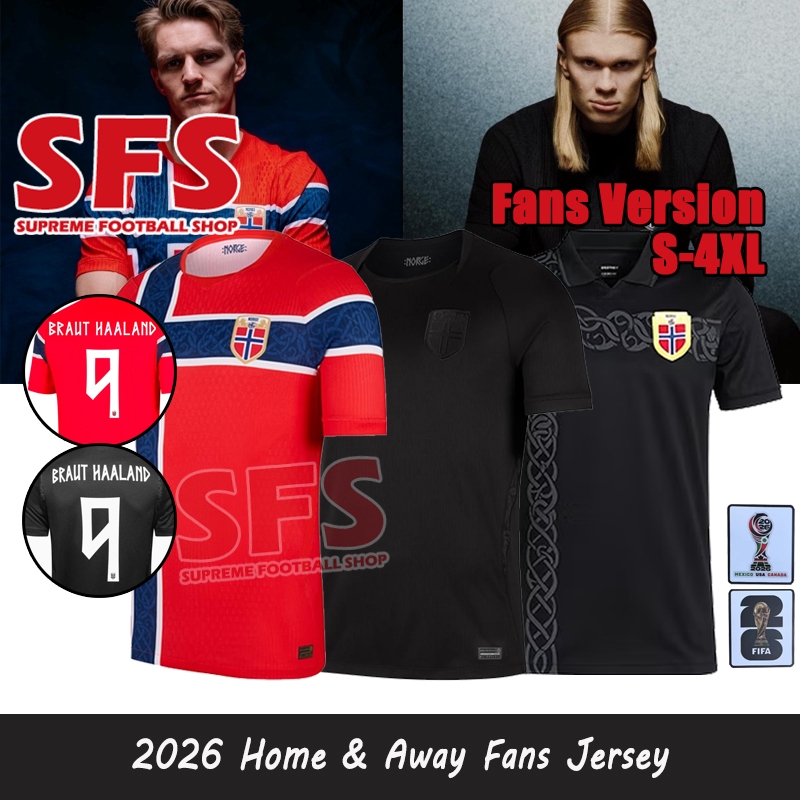 SFS นอร์เวย์ 2026 Home Away Special Edition Jersey เสื้อฟุตบอลผู้ชายกีฬาแฟนๆรุ่น S-4XL