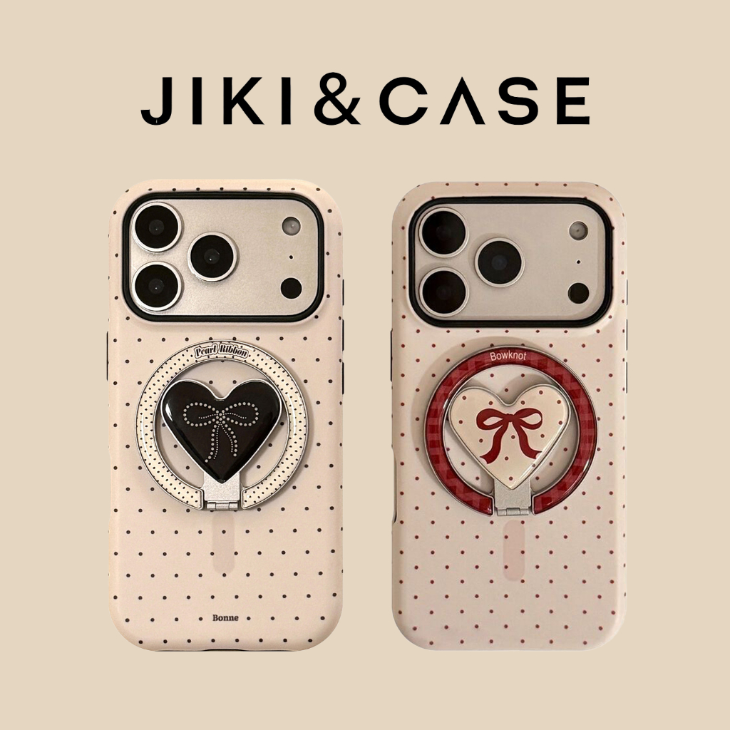 โบว์มุกเหมาะสําหรับ แอปเปิล 16 เคสโทรศัพท์ ไอโฟน17โปรแม็กซ์ สไตล์เกาหลี 11 วงเล็บแม่เหล็ก