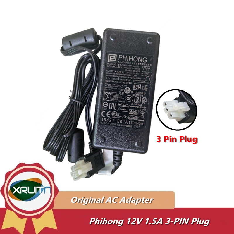 ของแท้ PSAA18U-120 12V 1.5A 18W อะแดปเตอร์ AC 90ACC0194 สําหรับ Datalogic Magellan 8400 เครื่องสแกนเ