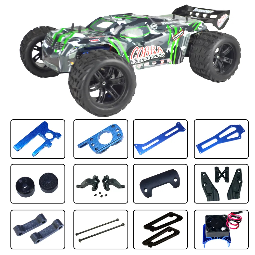 VRX Cobra อะไหล่มาตรฐานสําหรับ VRX Racing 1/8 Cobra RH818 อะไหล่ทดแทนสําหรับ RC Truggy