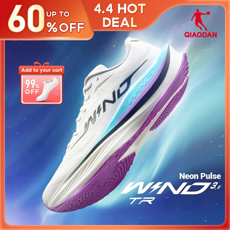 Qiaodan WIND 3.5 TR ผู้ชายฤดูหนาวใหม่มาถึงรองเท้าวิ่งการฝึกอบรม Shock ดูดซับ Anti Slip QDB023254297
