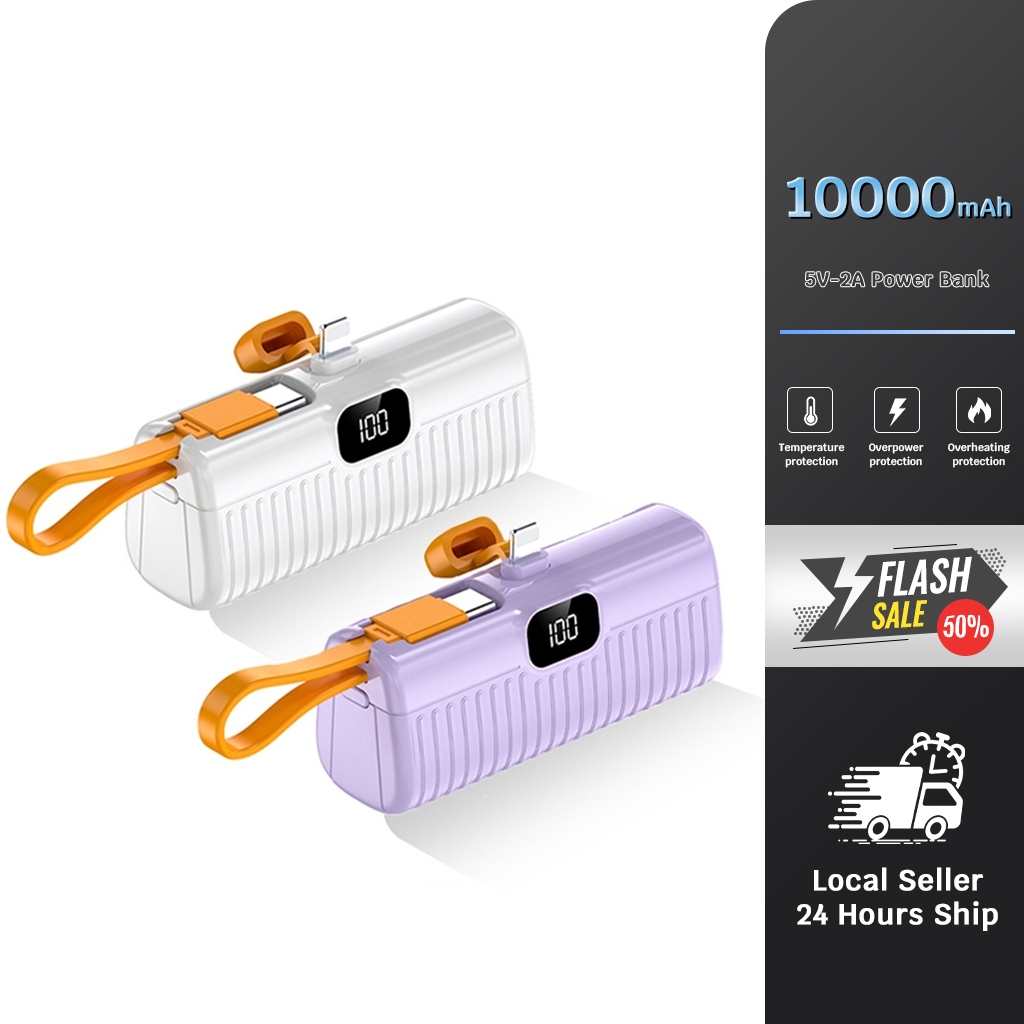 LBR P03/P05 PowerBank 10000mAh ขนาดเล็กพกพาสะดวก ชนิดรองรับ - c , Li รับประกัน 1 ปี