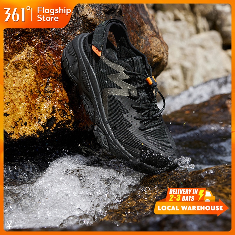 【361 Degrees】Trail Running 2.0 | รองเท้าชายและหญิง รองเท้าแตะฤดูร้อน รองเท้าเดินป่าสำหรับเล่นกีฬากลา