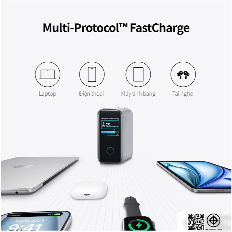 ANKER USB-C Charger 140W 4-Port สำหรับ iPhone/Samsung/Laptop thumbnail 7