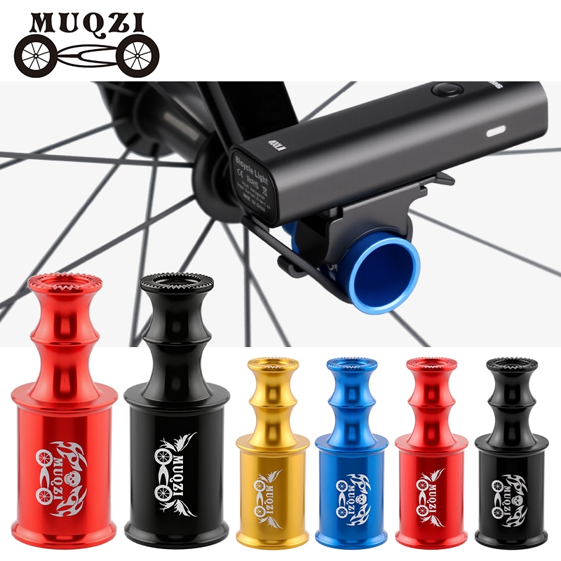 MUQZI Light Mount สําหรับ M5 Quick Release Skewer จักรยานด้านหน้าหรือด้านหลัง Light Holder อะแดปเตอร์ไฟท้ายวงเล็บ – โปรปัง