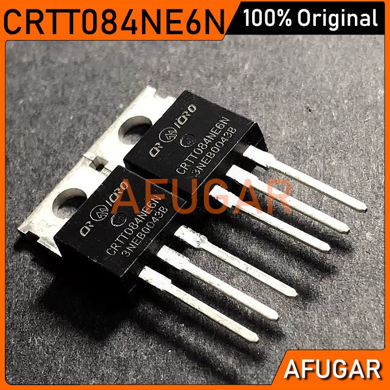 10 ชิ้น Original CRTT084NE6N 81A/68V 084NE6N TO-220 Field Effect Triode ทรานซิสเตอร์ใหม่