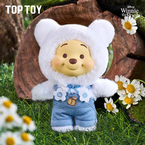 TOPTOY x กล่องสุ่มตุ๊กตาไวนิล วินนี่เดอะพูห์ ซีรี่ส์แคนดี้แบร์ จากดิสนีย์(Disney Winnie the Pooh Candy Bear Series Vinyl Plush Blind Box)