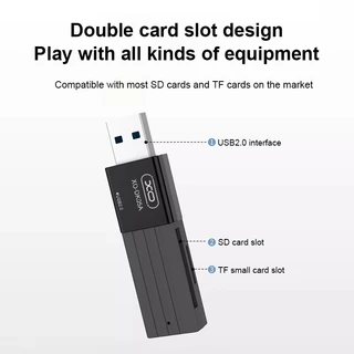 XO Point 05a USB2.0 2in1 รองรับการ์ด 2TB Reader Card SD Card USB2.0 OTG Memory Adapter 100
