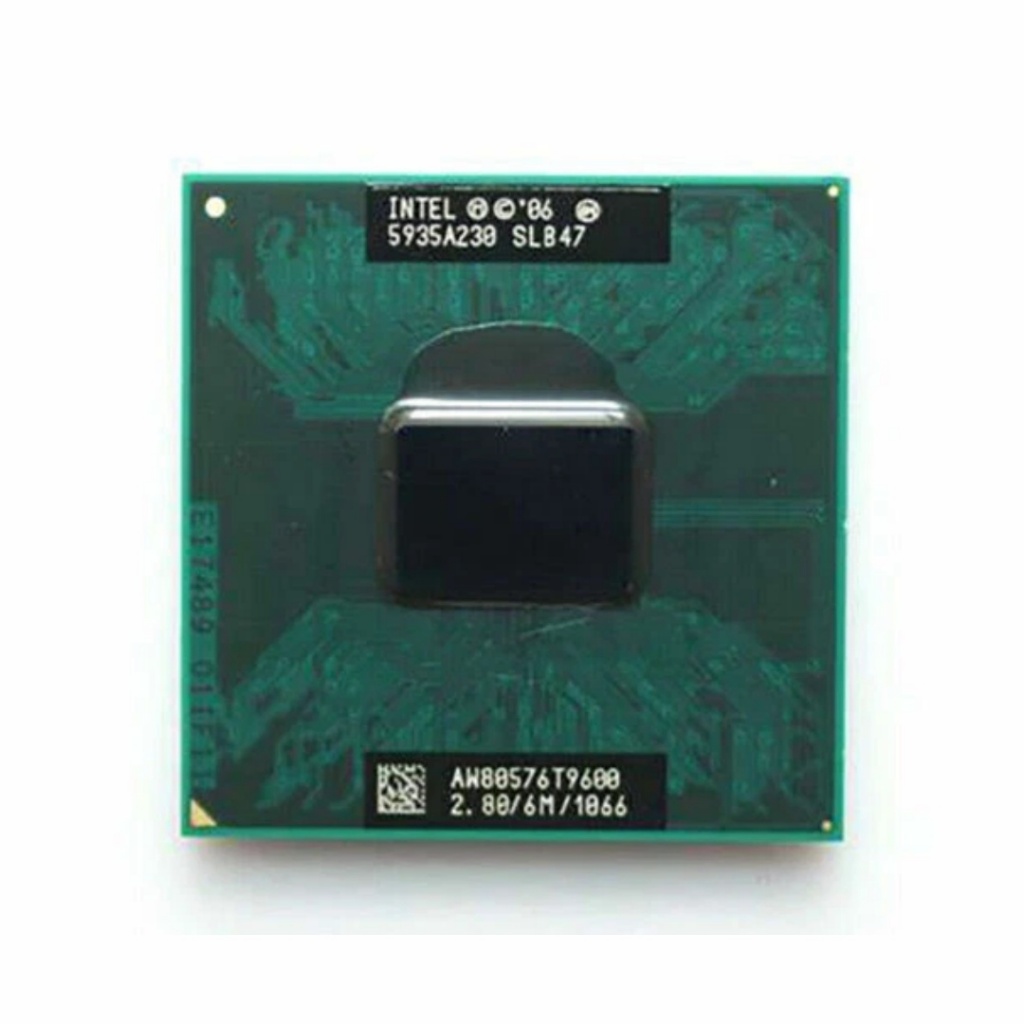 Intel Core 2 Duo T9900 T9600 2.8GHz Dual-Core 6M 1066 35W SLG9F ซ็อกเก็ต 478 แล็ปท็อปโปรเซสเซอร์