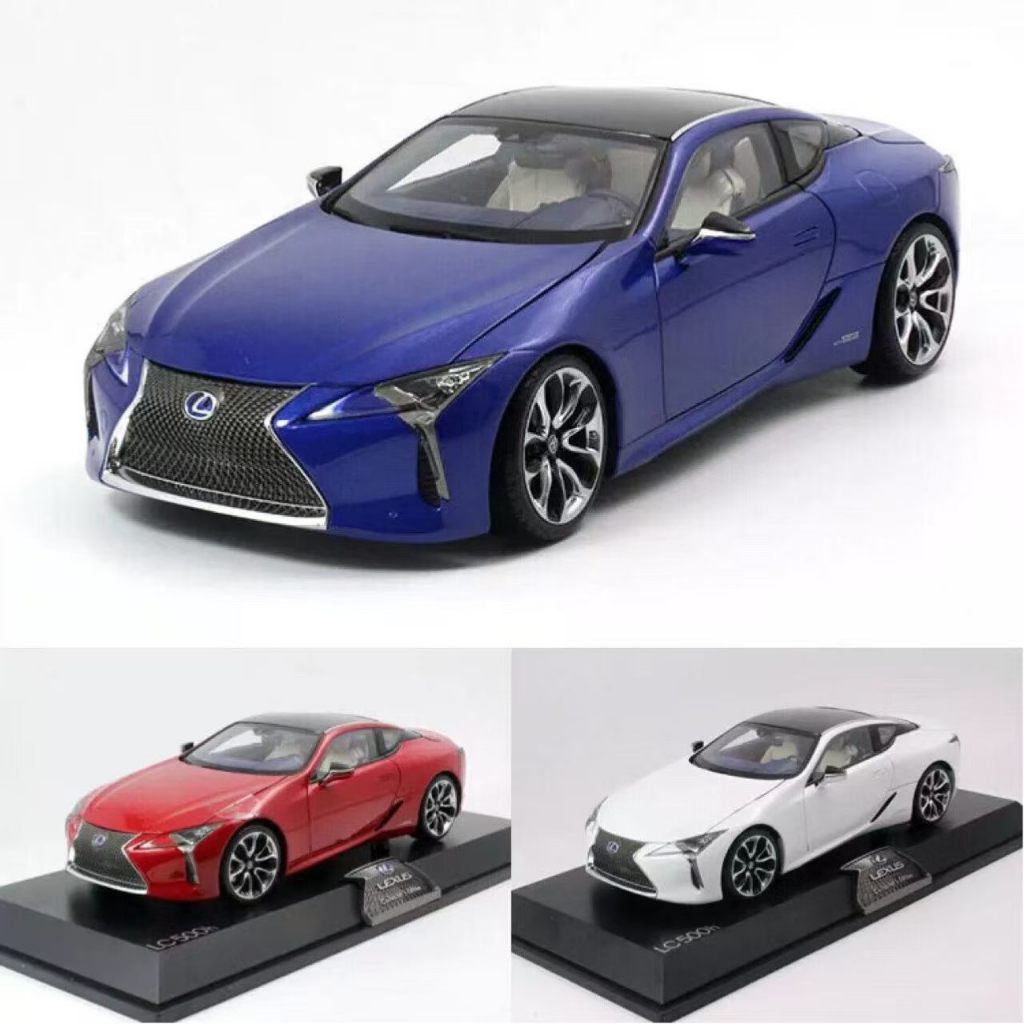 โมเดลรถ Lexus LC500 รุ่น LC500 รุ่น 1/18 บรรจุภัณฑ์ดั้งเดิมของใหม่เอี่ยมไร้ที่ติ