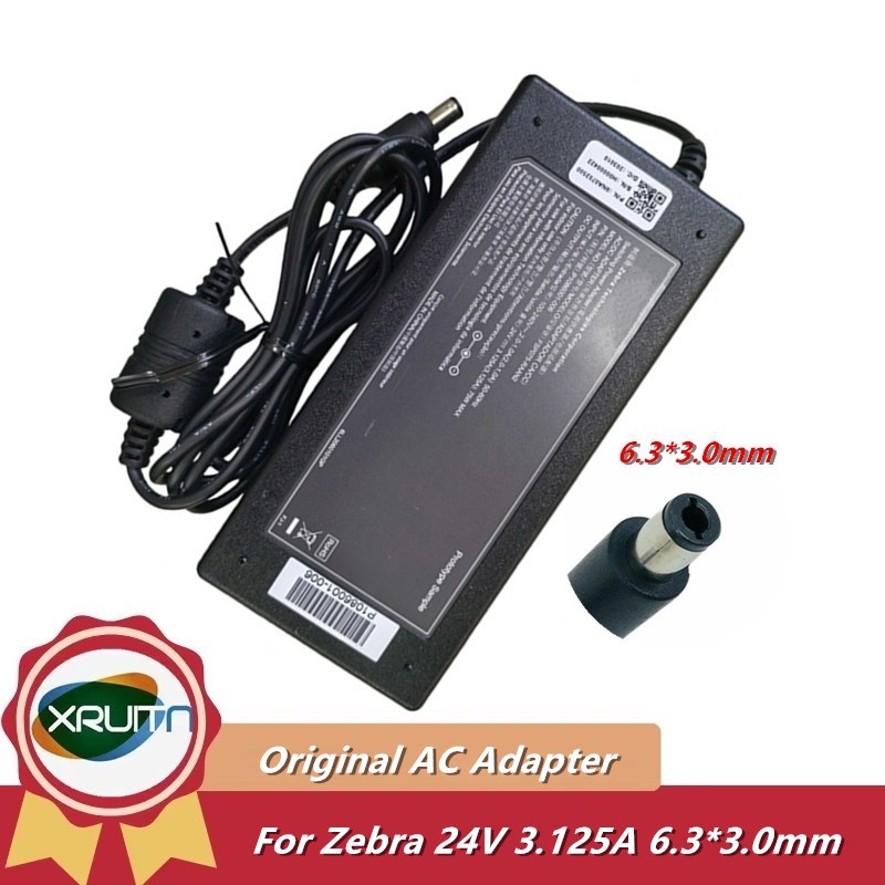 Orginal FSP075-RAAN2 24V 3.125A 75W P1086001006 เครื่องชาร์จอะแดปเตอร์ไฟสลับสําหรับเครื่องพิมพ์ Zebr