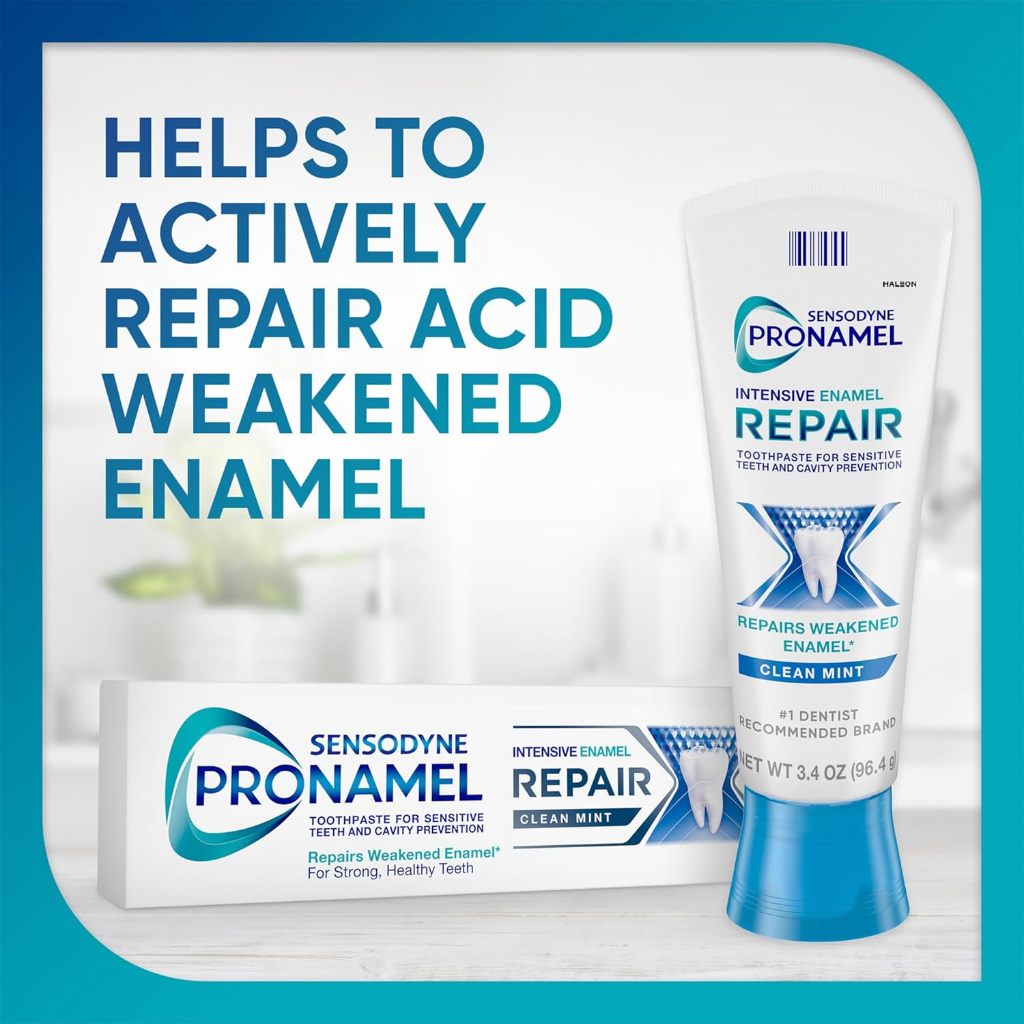 Sensodyne Pronamel Intensive Enamel Repair Toothpaste สําหรับ Sensitive Tooth, Reharden และเสริมสร้า