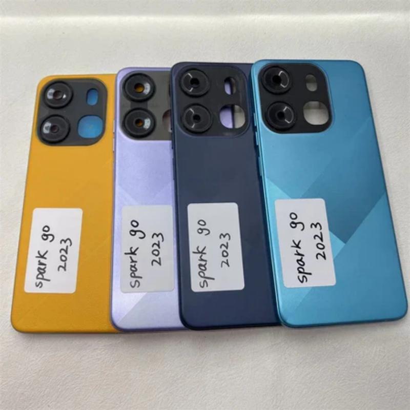 ฝาหลังแบตเตอรี่ที่อยู่อาศัยกรณีอะไหล่ซ่อมสําหรับ Tecno Spark Go 2023 BF7