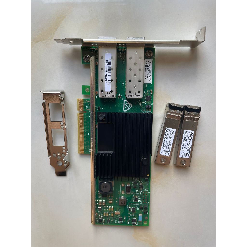 [สต๊อกพร้อม] intel SFP X710-DA2 สไตล์เดียวกัน HPE562SFP+ การ์ดเครือข่าย 10G การ์ดเครือข่าย HP การ์ดเ