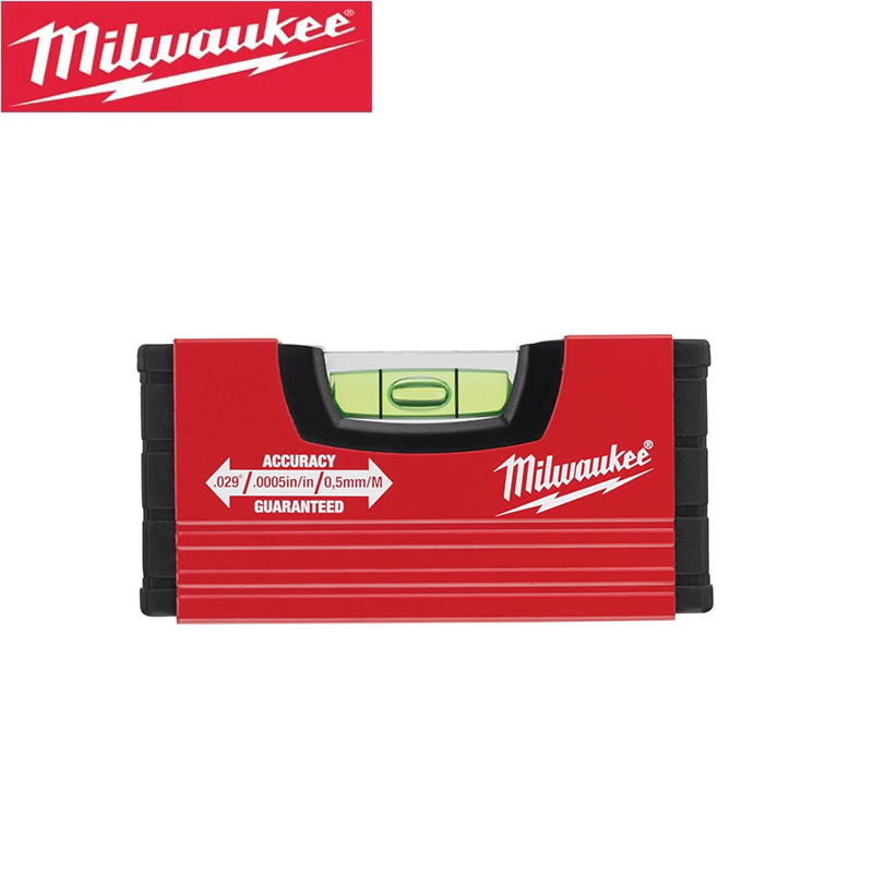 Milwaukee 4932459100 Minibox Level 100mm ความแม่นยําสูง 0.029° ระดับเครื่องมือวัดกัน ยูวี กันกระแทก