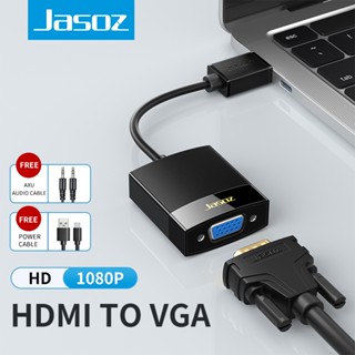 Jasoz HDMI to VGA Cable Adapter HDTV Coverter With Audio For…