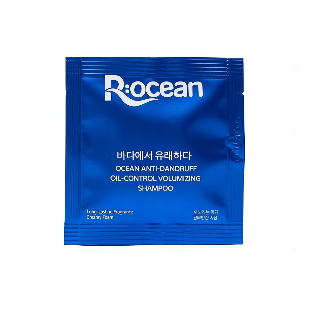 ตัวอย่างแชมพู Rocean 5g 4-in-1 Anti-Dandruff Oil Control Volumizing | Scalp Care ป้องกันผมร่วง