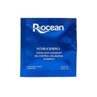 ตัวอย่างแชมพู Rocean 5g 4-in-1 Anti-Dandruff Oil Control Volumizing | Scalp Care ป้องกันผมร่วง