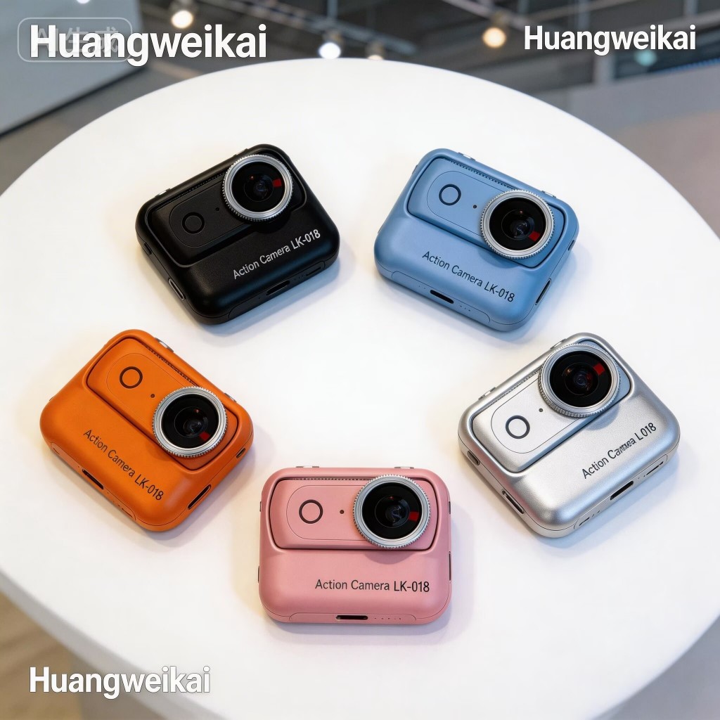 2026 Compact Panoramic Action กล้องแม่เหล็กสายคล้องคอ Anti-Shake WiFi Thumb Action กล้องสําหรับกีฬาก