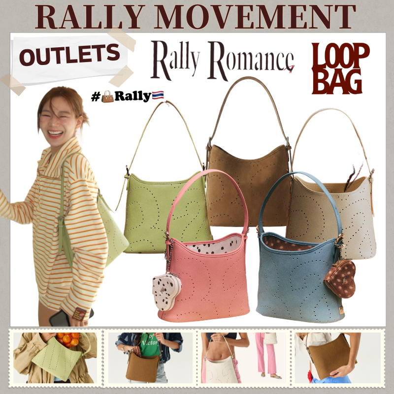 OUTLETS พร้อมจัดส่ง🥳 แท้💯Rally Loop Bag ป้ายยากระเป๋า กระเป๋าแบรนด์ไทย กระเป๋า Rally Movement shoulder bag