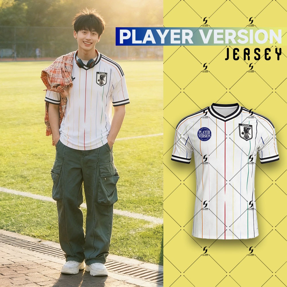 เสื้อฟุตบอล Japan Away - เวอร์ชั่น PLAYER - มีชื่อที่กําหนดเอง