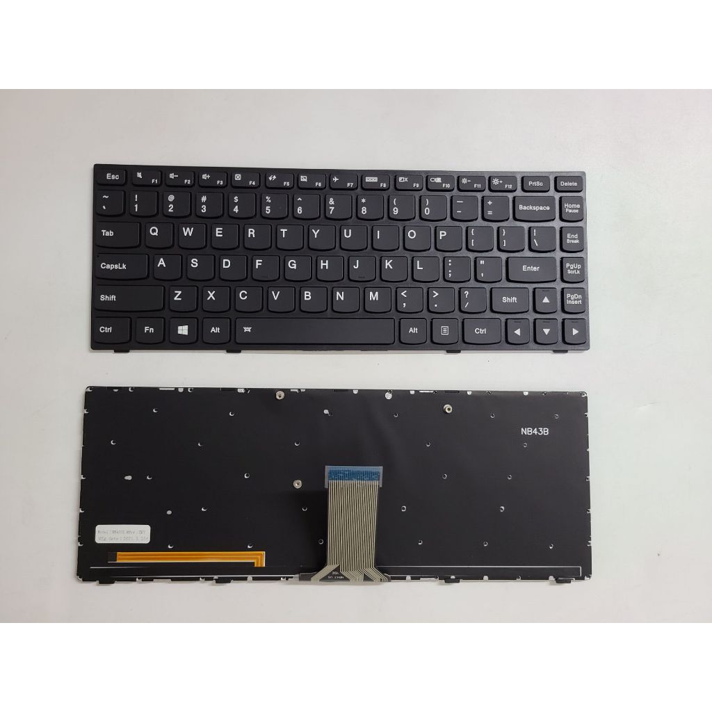 US Layout แป้นพิมพ์แล็ปท็อปสําหรับ Lenovo G40-30 G40-45 G40-70 G40-80 G41-35 Flex 2-14D ไม่มีจุดพร้อ