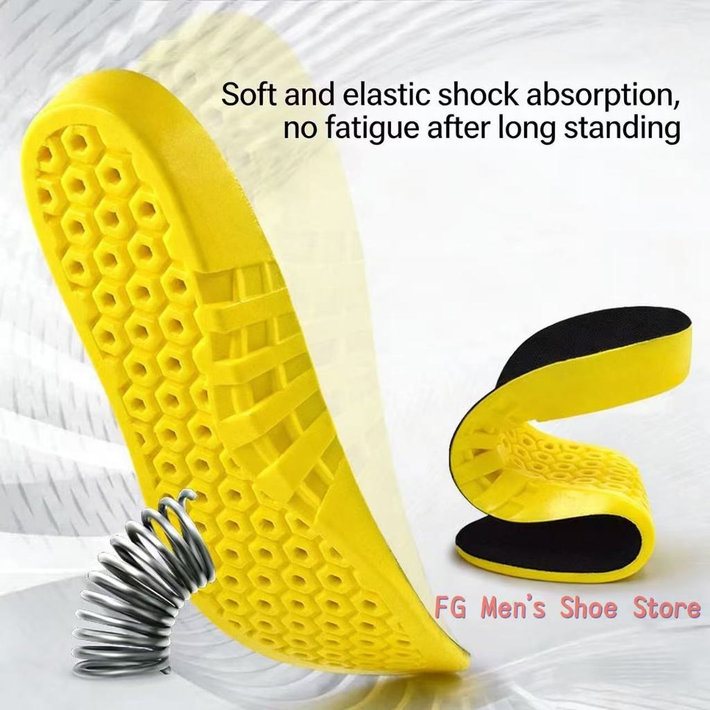 การดูดซับโฟมหน่วยความจํากีฬา oles Stepping on Shit Feel Sports Insole Men Breathable Deodorant Super Soft Sole Latex Shock Absorption หญิงทหารการฝึกอบรม Anti @