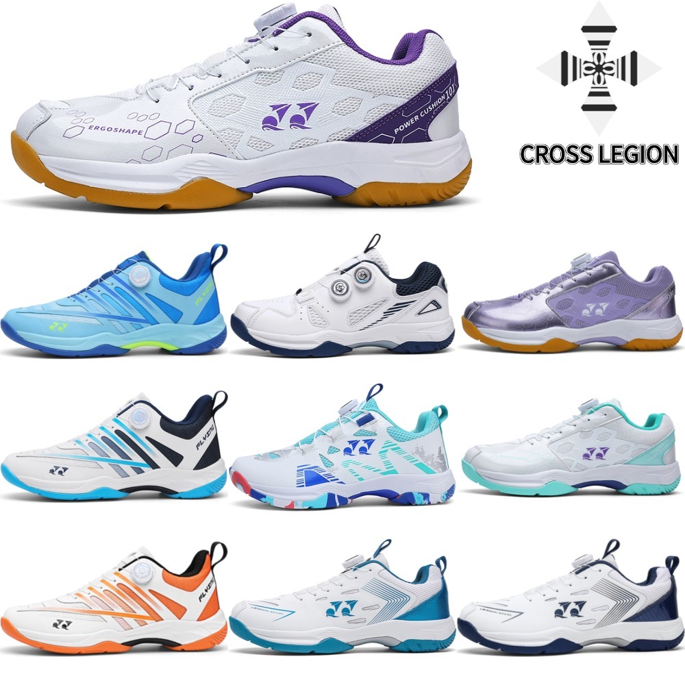 CROSS LEGION รองเท้ากีฬา รองเท้าแบดมินตัน ผู้ชายผู้หญิง สีฟ้า สีน้ําเงินเข้ม สำหรับ EU37-43