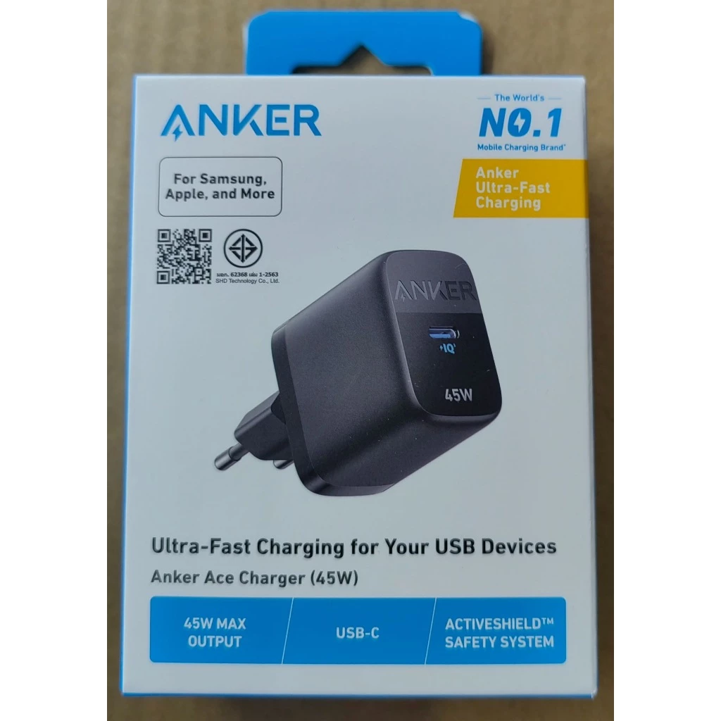 ANKER Nano 45W GaN Charger Smart Display USB-C Fast Charging thumbnail 8