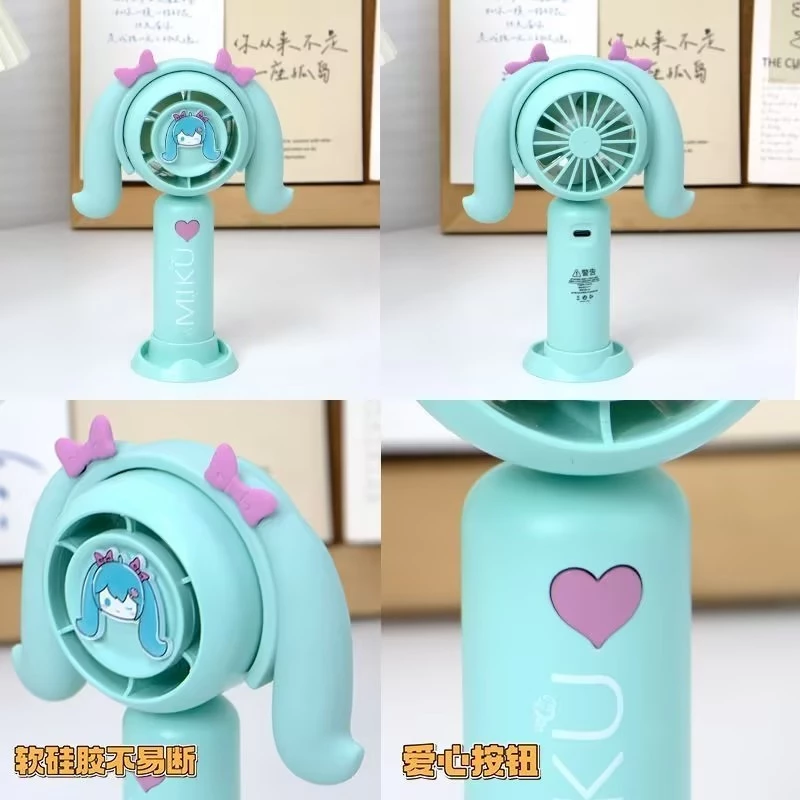 พัดลมมือถือ Hatsune Miku Vocaloid USB thumbnail 7