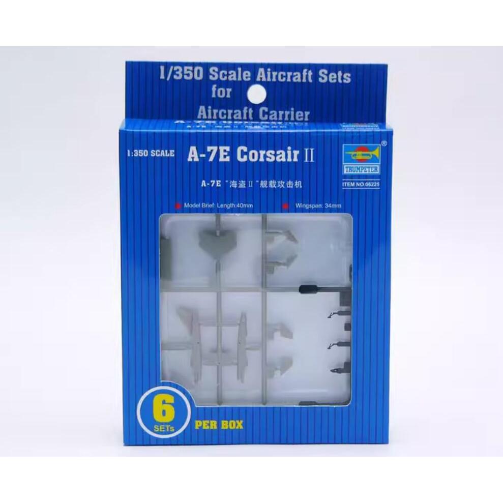 Trumpeter 06225 1/350 A-7E Corsair II Trumpeter 06225 1/350 USA A-7E "Pirate II" Carrier เครื่องบินโ