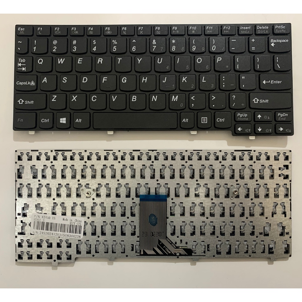 US Layout แป้นพิมพ์แล็ปท็อปสําหรับ Lenovo K20-80 K20-70 K20-30-40-35 K21-80 K2450 ไม่มีจุดไม่มี back