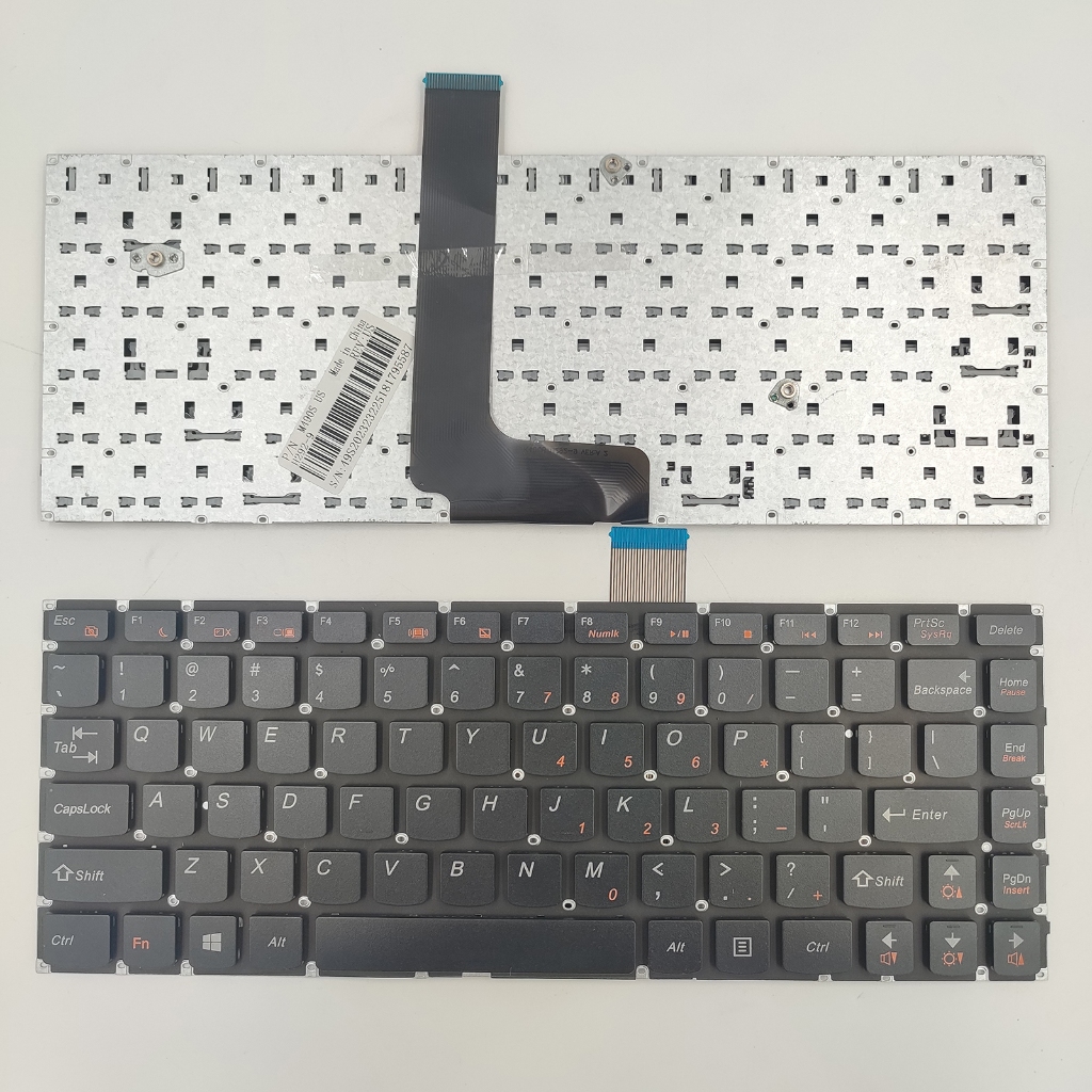 US Layout แป้นพิมพ์แล็ปท็อปสําหรับ Lenovo M490S M4400S B4400S B4450S B490S M495S ไม่มีจุดไม่มี backl
