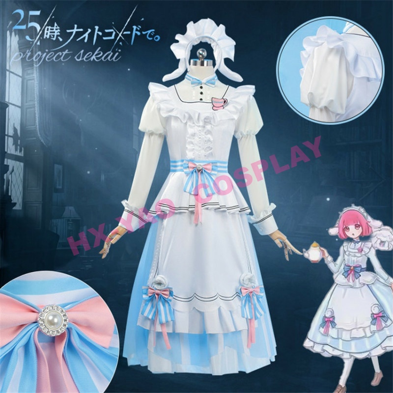 【HX-YAO】Otori Emu Linkage Sanrio cosplay costumes เวทีที่มีสีสันของแผนโลก! feat.primary อนาคตคอสเพลย