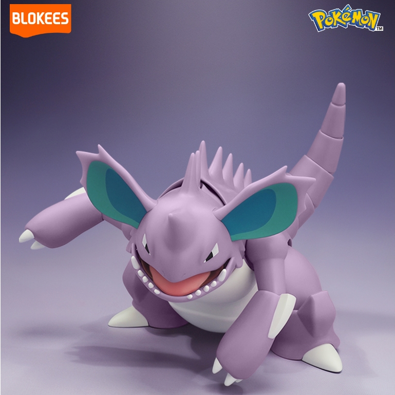 BLOKEES Pokémon NIDOKING MACHAMP Figure ซีรีส์โปเกมอน Fantastics |นิโดคิง | โมเดลบล็อกฟิกเกอร์สะสม