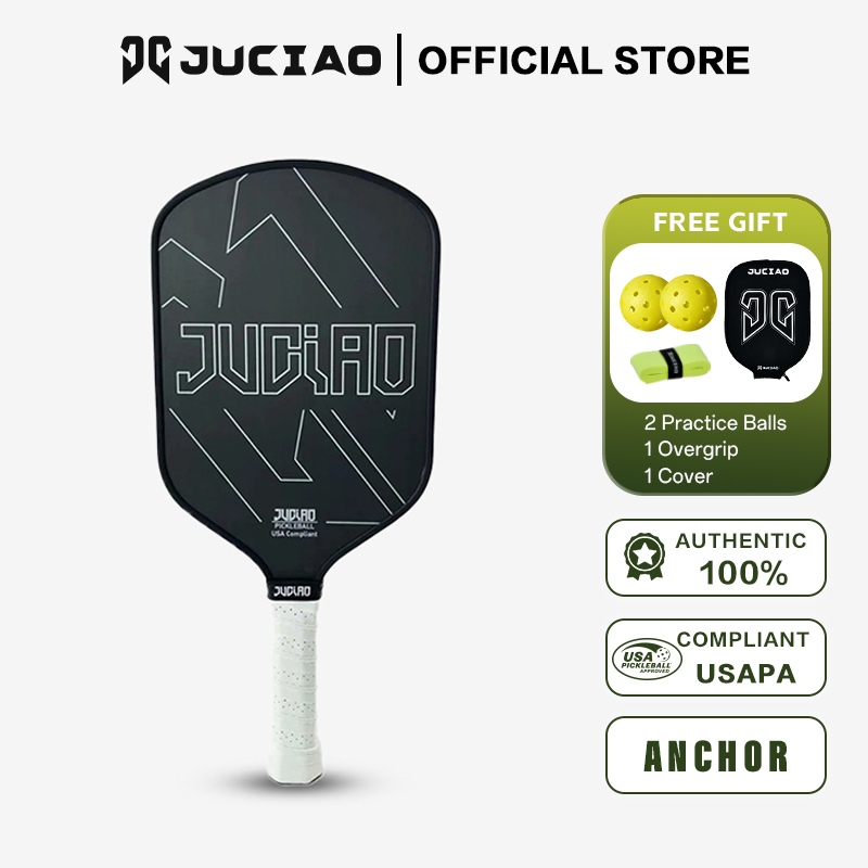 พาย Pickleball พื้นผิวคาร์บอนพร้อมกรวดสูง & Spin USAPA Compant Enhanced Power Sweet Spot T700 พายคาร์บอนไฟเบอร์ดิบพร้อมฝาครอบ